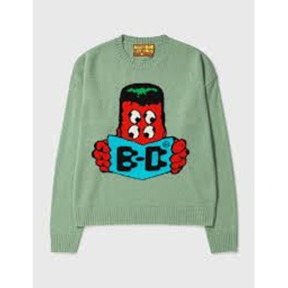 Brain‎ Dead Readers Sweater Size XL in Mallard AW22 hype wool